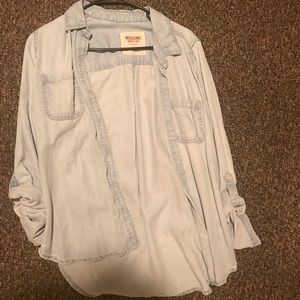 Jean chambray shirt light wash